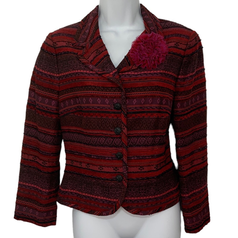 Rickie Freeman For Teri Jon Crop Jacket